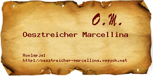 Oesztreicher Marcellina névjegykártya